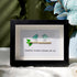 Friend Birds Sea Glass Framed Art Friendship Gift - Black - 6" X 8" - image 5