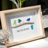 Dare To Be Different Birds Sea Glass Framed Art Inspirational Gift - image 1
