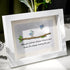 May You Achieve Dreams Birds Sea Glass Framed Art Family Gift - image 1