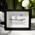 May You Achieve Dreams Birds Sea Glass Framed Art Family Gift - Black - 6" X 8" - image 4
