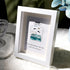 Sea Bottle Sea Glass Framed Art Inspirational Gift - image 1