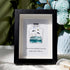 Sea Bottle Sea Glass Framed Art Inspirational Gift - Black - 8" X 6" - image 4