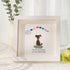 Dog Memorial Sea Glass Framed Art Loss Of Dog Gift - White - 8" X 8" - image 4