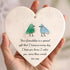 Friendship Gift Heart-Shaped Birds Sea Glass Hanging Ornament - Buy 4 Get 3 Free(7 Pcs) - 2.91" × 2.76" × 0.12" - image 0
