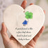 Friendship Gift Heart-Shaped Four Leaf Clover Sea Glass Hanging Ornament - Buy 4 Get 3 Free(7 Pcs) - 2.91" × 2.76" × 0.12" - image 0