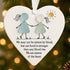 Bond of Soul Sisters Heart-Shaped Sea Glass Hanging Ornament - image 4