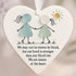 Bond of Soul Sisters Heart-Shaped Sea Glass Hanging Ornament - image 3