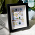 Birds On Blossom Branches Family Sea Glass Framed Art - image 1