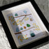 Birds On Blossom Branches Family Sea Glass Framed Art - image 2