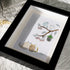 Cats Snuggling Under The Birdhouse Sea Glass Framed Art - image 2
