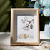 Cats Snuggling Under The Birdhouse Sea Glass Framed Art - Oak - 8" X 6" - image 6