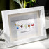 Happy Hour Colourful Sea Glass Framed Art Gift For Cocktail Lover - image 1