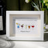 Happy Hour Colourful Sea Glass Framed Art Gift For Cocktail Lover - White - 6" X 8" - image 0