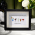 Happy Hour Colourful Sea Glass Framed Art Gift For Cocktail Lover - Black - 6" X 8" - image 4