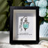 Grateful For The Light You Bring Into My Life Sea Glass Framed Art - Black - 8" X 6" - image 5