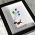 Run Free Now My Angel Dog Memorial Sea Glass Framed Art - image 2
