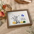Happy Halloween Ghost And Pumpkin Sea Glass Framed Art - image 2