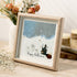 Halloween Ghost House Sea Glass Framed Art - image 1