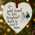 Friendship Gift A Friend Is Like Sea Glass Hanging Ornament - image 2