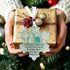 Friendship Gift Snowflake Shaped Sea Glass Hanging Ornament - image 3