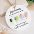 Best Friends Cocktails Sea Glass Hanging Ornament - image 4