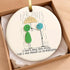 Unwavering Companion & Love Sea Glass Hanging Ornament - image 6