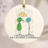 Unwavering Companion & Love Sea Glass Hanging Ornament - image 9