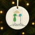 Unwavering Companion & Love Sea Glass Hanging Ornament - image 8