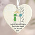Unwavering Companion & Love Sea Glass Hanging Ornament - image 4