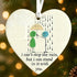 Unwavering Companion & Love Sea Glass Hanging Ornament - image 3