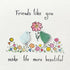 Friends Like You Make Life More Beautiful Sea Glass Framed Art - image 2