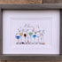 Cocktail Party Sea Glass Framed Art - image 4