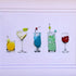 Cocktail Theme Sea Glass Framed Art - image 6