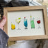 Cocktail Theme Sea Glass Framed Art - image 2