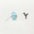 Mini Hummingbird And Flower Sea Glass Framed Art - Seaglass Card - 6" X 8" - image 1