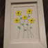 Handcrafted Yellow Flower Sea Glass Framed Art - image 7