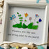 Flowers Are Like You Sea Glass Framed Art - image 4