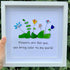 Flowers Are Like You Sea Glass Framed Art - image 2