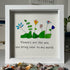 Flowers Are Like You Sea Glass Framed Art - image 7