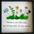 Flowers Are Like You Sea Glass Framed Art - image 5