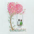 Couple On Swing Under A Love Tree Sea Glass Framed Art - image 8