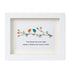 True Friends Quote With Birds Sea Glass Framed Art - White - 6" X 8" - image 10