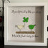 Four-leaf Clover Friendship Sea Glass Framed Art - image 5
