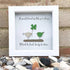 Four-leaf Clover Friendship Sea Glass Framed Art - image 3
