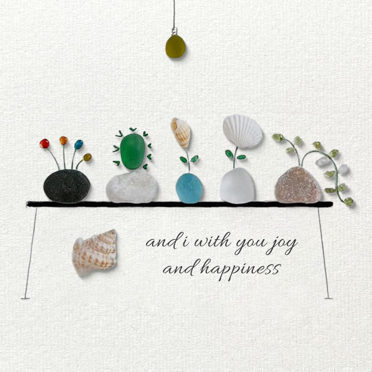 Bring Joy and Happiness to Your Space Sea Glass Framed Art - image 5