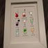 Multicolored Cocktails Theme Sea Glass Framed Art - image 7