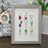 Multicolored Cocktails Theme Sea Glass Framed Art - image 6