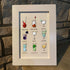 Multicolored Cocktails Theme Sea Glass Framed Art - image 4