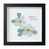 Forget Me Not Blue Flower Sea Glass Framed Art - Black - 8" X 8" - image 11