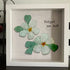 Forget Me Not Blue Flower Sea Glass Framed Art - image 6